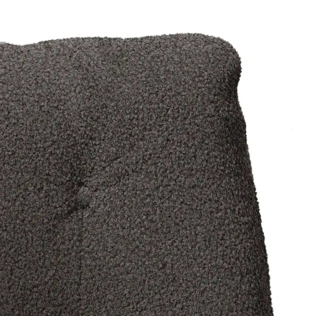 Poltrona | Sedia Relax Grigio scuro 69 x 74 x 93 cm Tessuto Sherpa