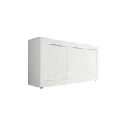 Buffet 3 ante, collezione ISORA, colore bianco lucido lacato