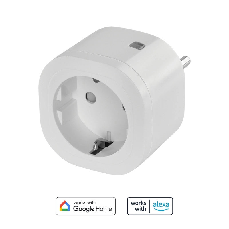 OMAJIN by Netatmo Presa Intelligente con timer. monitoraggio consumo. controllo remoto. spegnimento ritardato. risparmio energetico. Wi-Fi/Bluetooth. 16A/3680W. OSP-SK-01-EC