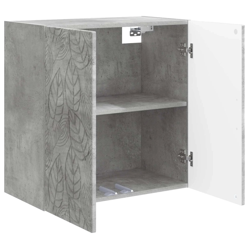 Mobiletto a muro Grigio Cemento 59 x 31 x 60 cm 898748