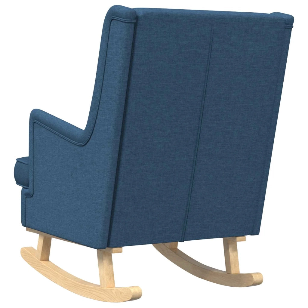 Sedia a dondolo Blu 62 x 80 x 85 cm Tessuto 42029969