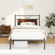 Giroletto senza Materasso Rovere Fumo 100x200 cm in Truciolato 4106738