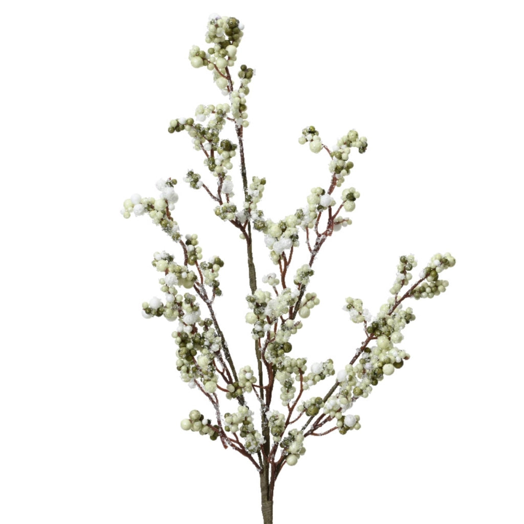 Bacche natalizie silver 60 cm