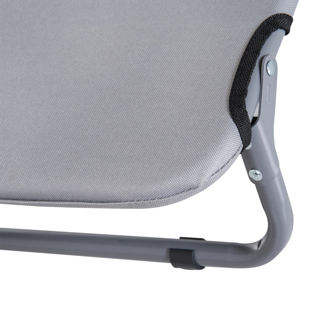 Cuccia per cani esterna pieghevole ¨C zephmum ¨C grigio 59x46x15 cm