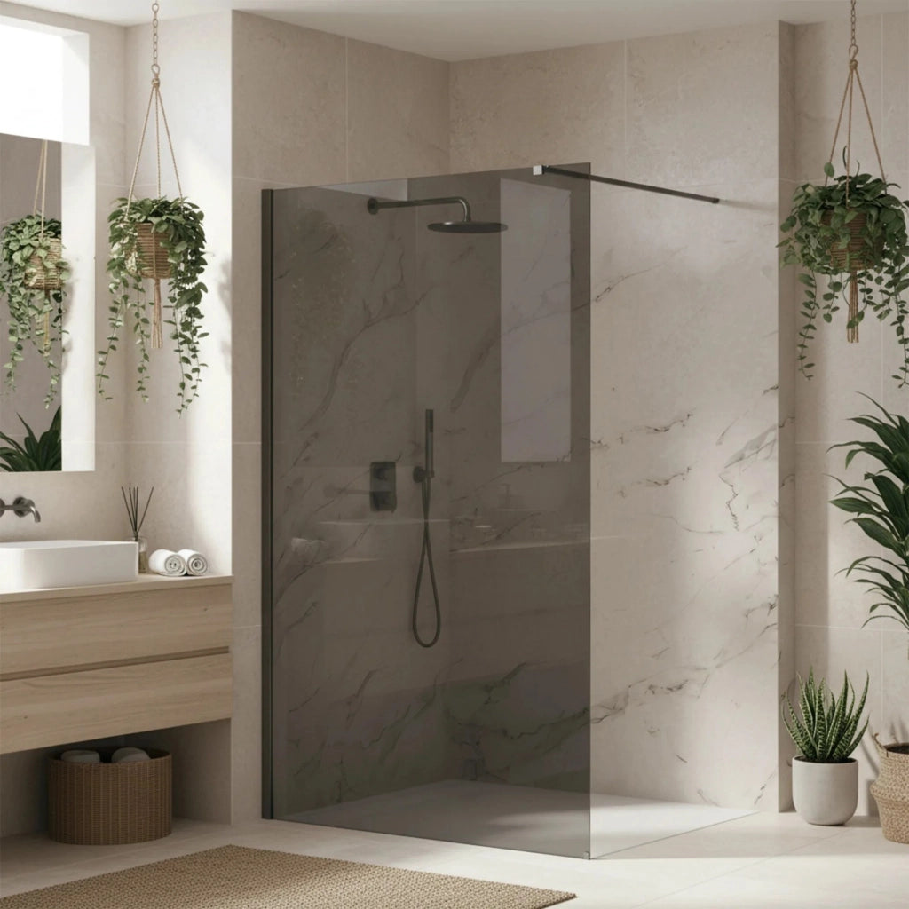 Parete Doccia Rea Flexi Grey / Titan 110