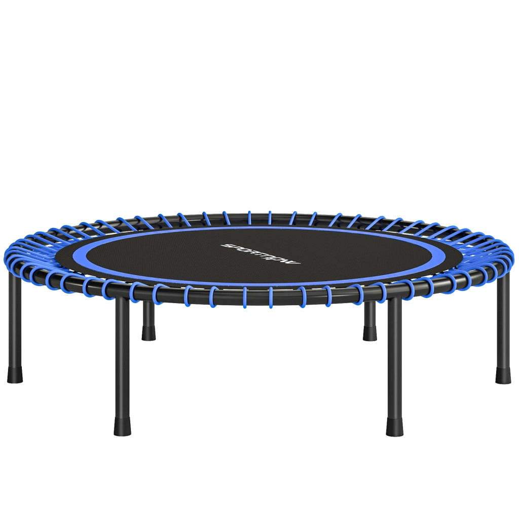 Trampolino Fitness ¨C zephmum ¨C 114 cm Acciaio Blu e Nero