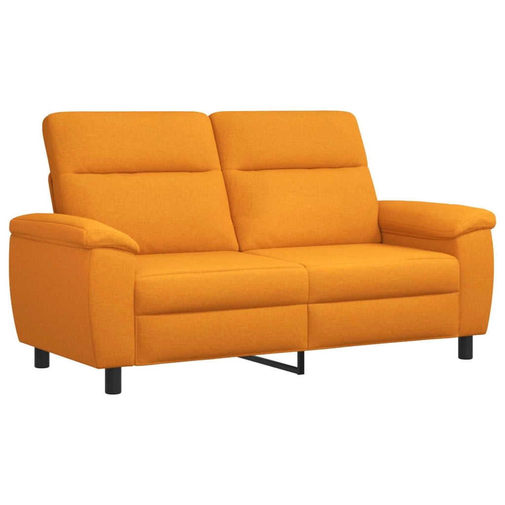 Set di divani 2 pcs Giallo Scuro Tessuto 3430721