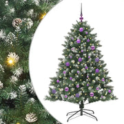 Albero di Natale | Decorazioni natalizie artificiale con 150 LED Verde 150 cm