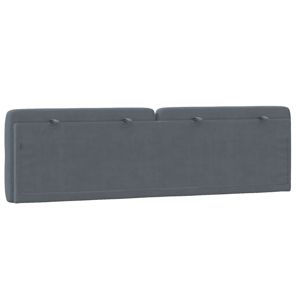 Cuscino Testiera Grigio Scuro 180 cm in Velluto CFW9209631