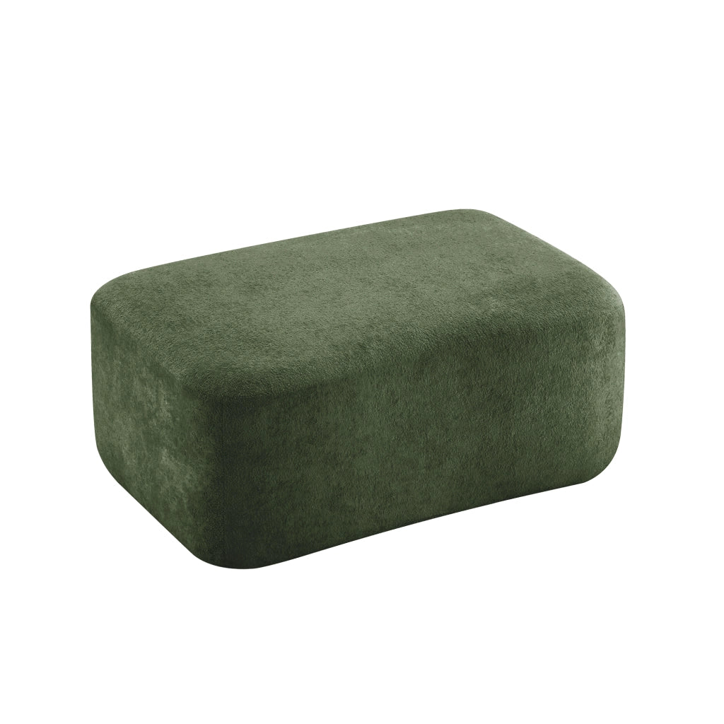DIVANO MODULARE Angolare 24x24x80 cm Velluto Verde
