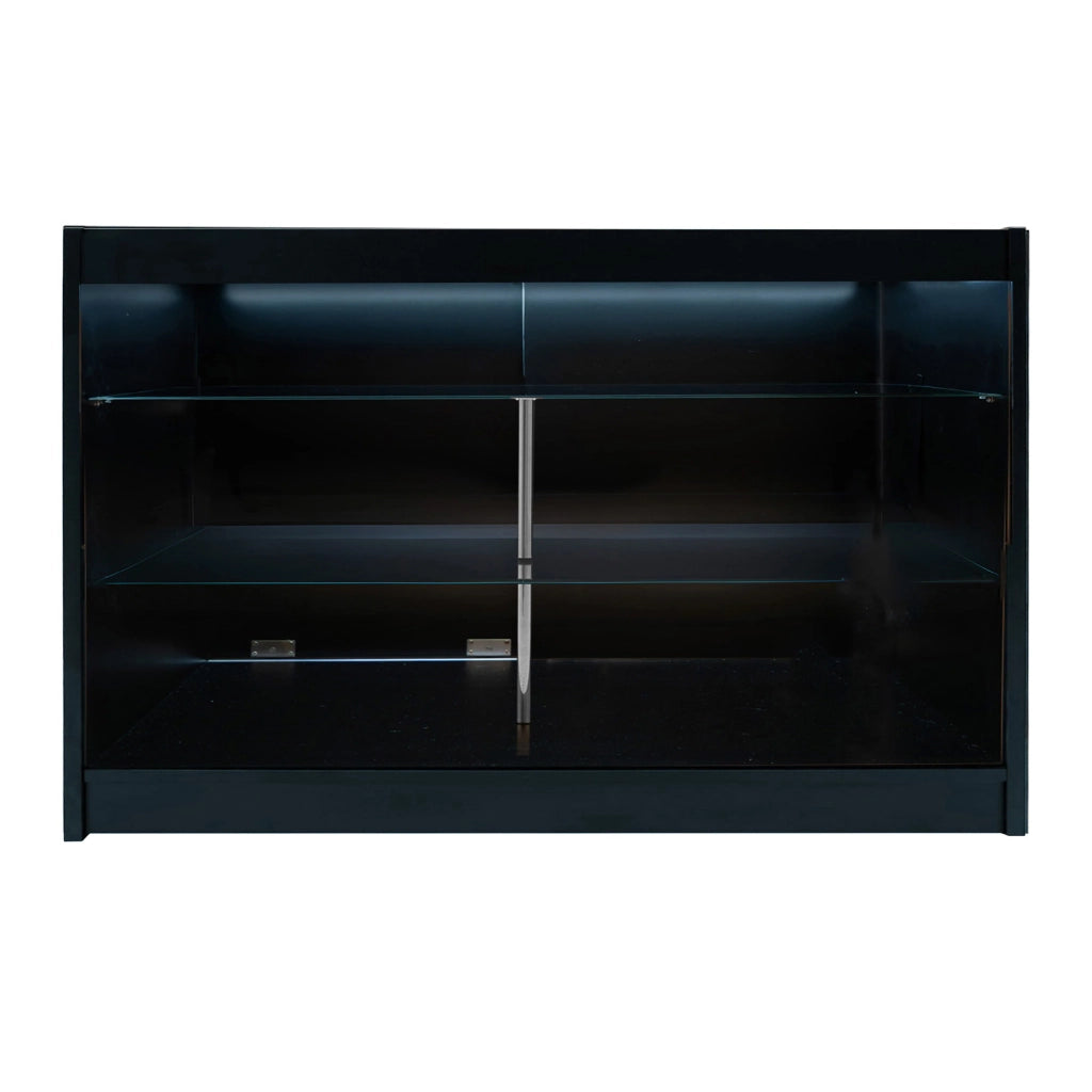 Set Banconi Nero Helios LED K1500 CM60 con Serratura e Vetrina Espositiva