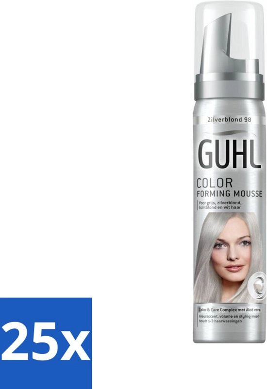 Colorante per capelli - Zilverblond No. 98 - 75 ml - Confezione da 25 pezzi