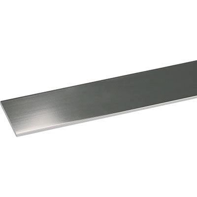 PROFILO PIATTO ARCANSAS - ALLUM ARGENTO LUX S.MM 2,0 MM 15 H.CM 100- 5 pezzi