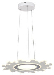 Lampadario moderno LED 30W bianco Ø45 Rabalux Felicity