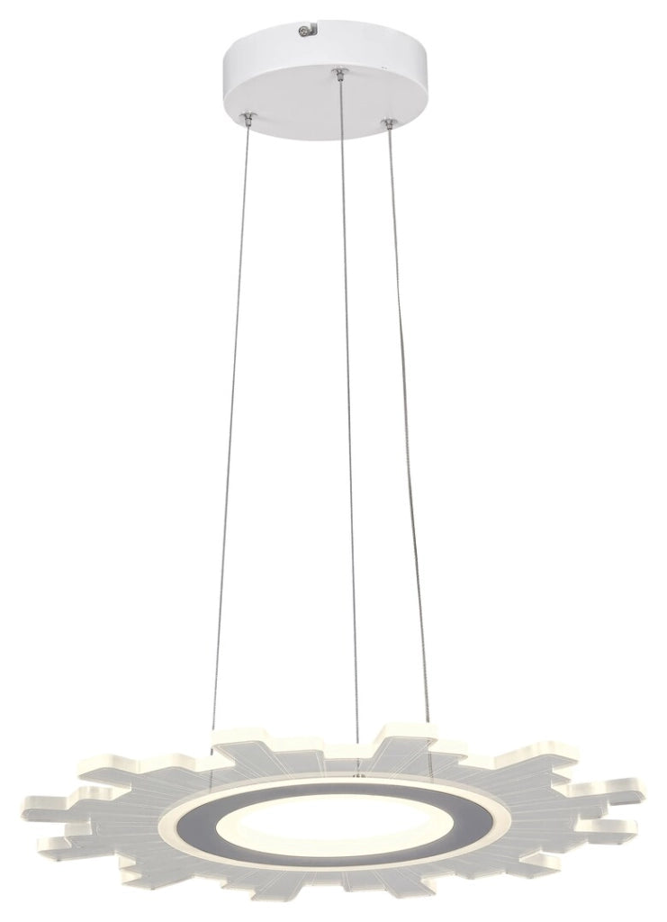 Lampadario moderno LED 30W bianco Ø45 Rabalux Felicity