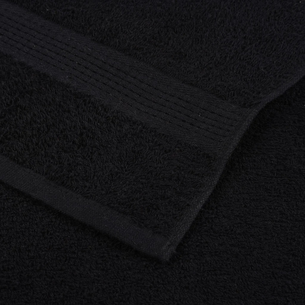 Asciugamani FROGN 4 pz Nero 100x200 cm 360 g/m² 136963
