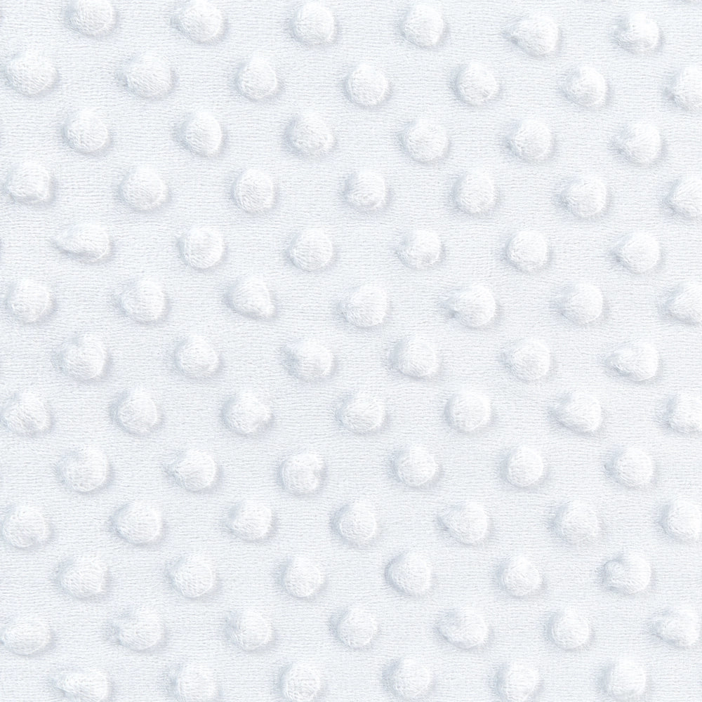 Copripiumino per coperta ponderata Bianca Tessuto poliestere 120 x 180 cm Motivo a pois Design moderno Tessile camera da letto