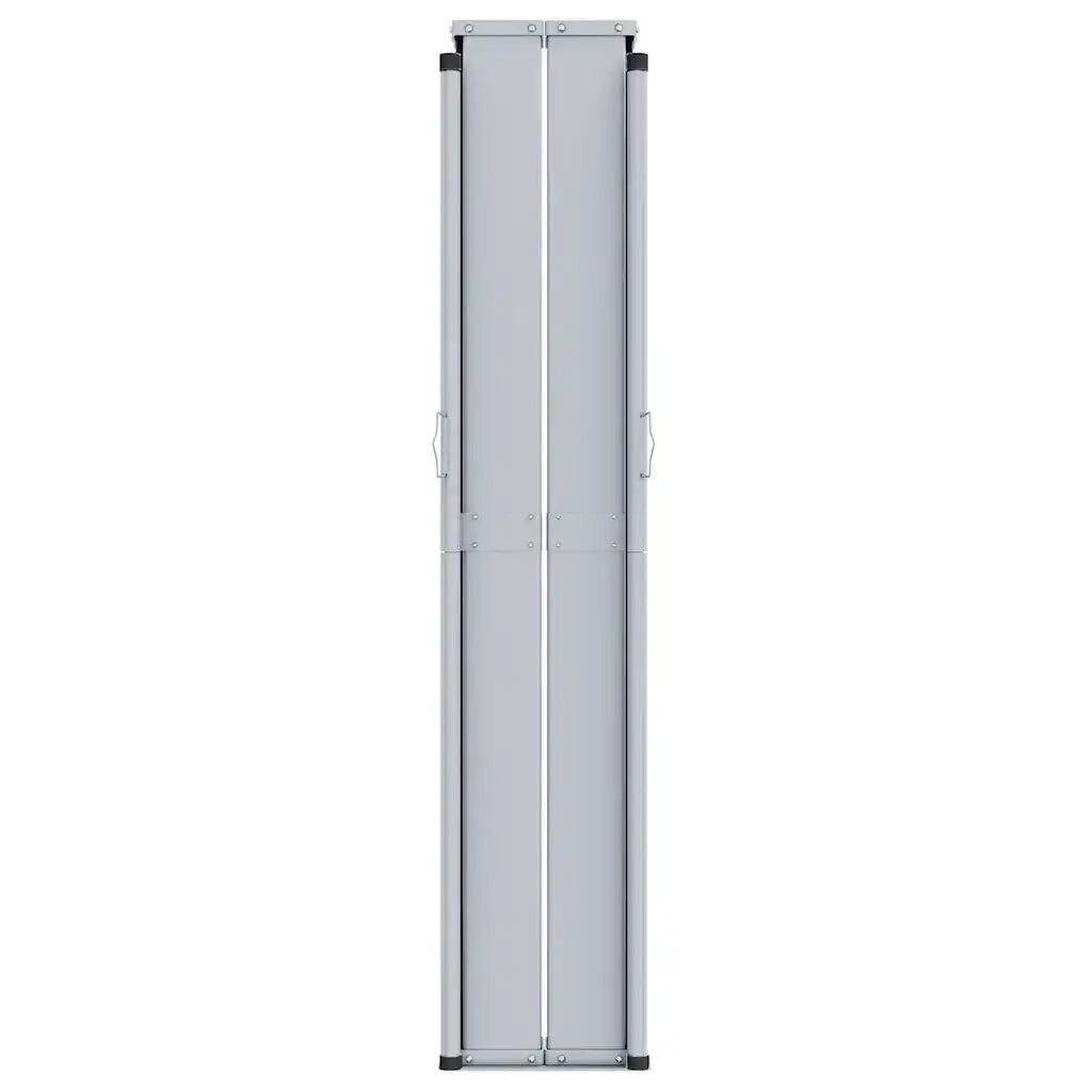 Tenda da Sole Laterale Retrattile-Tenda parasole per balcone per giardino Nera 200x600 cm 603638