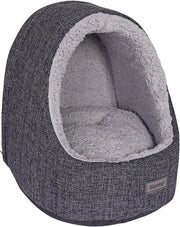 Cuscino Reversibile Casa Gatto Nido di Gatto Culla per Gatto Abbraccio per Gatto Casa per Gatto Grigio Scuro