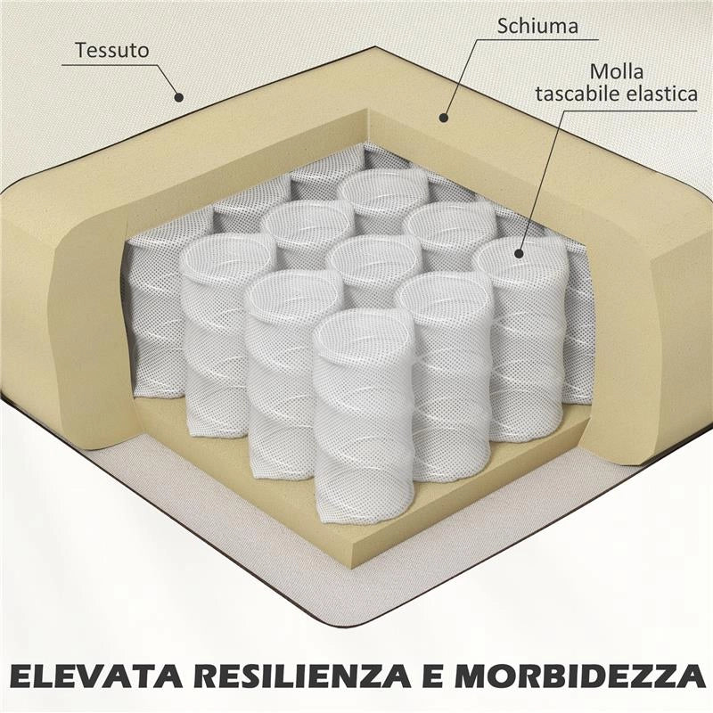 POLTRONCINA DA CAMERA MODERNA IN TESSUTO CON BRACCIOLI 66X72X74 CM CREMA