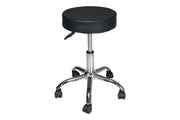 Sgabello professionale estetista in ecopelle, sgabello da ufficio mod. Alvin SG10EAL