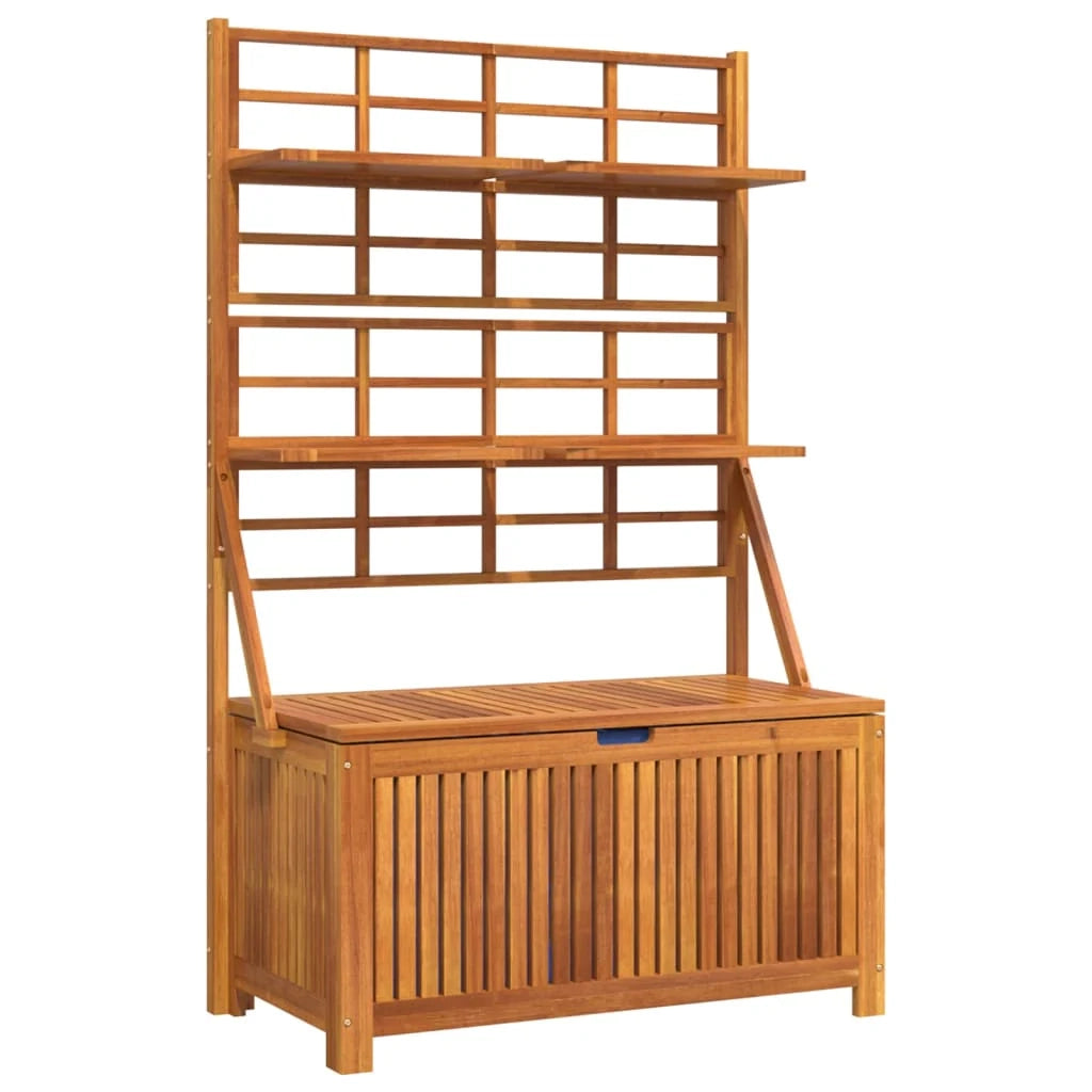 Cassapanca con traliccio 99 x 50 x 160 cm in acacia massello 02_0012995