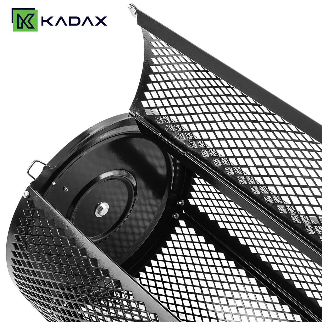 KADAX Seminatore da giardino a rete 80 cm 100 L