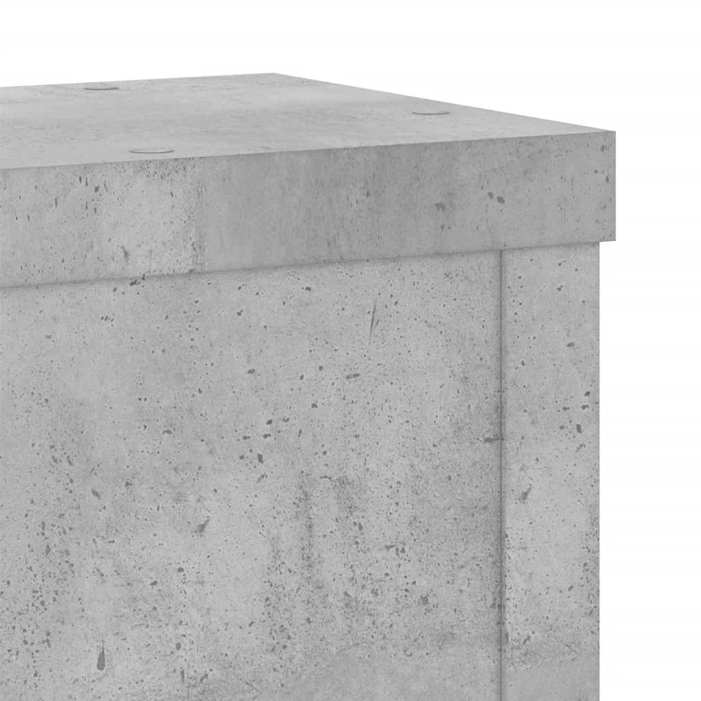 Portavasi mobili per fiori set da 2 legno ingegnerizzato grigio 02_0045332