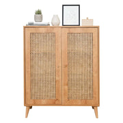 Credenza Diodata, Buffet da soggiorno, Madia da salotto, Dispensa da cucina, 90x40h110 cm, Quercia