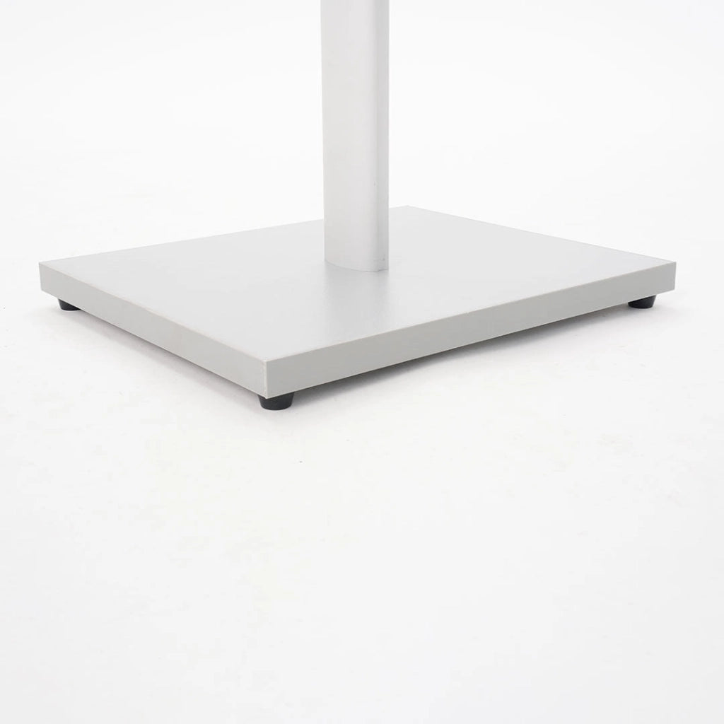 Espositore a Leggio con Piantana 30x110x25 cm in MDF Silver