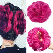 Accessorio per Capelli in Vezzetta a Clip con Finitura a Sfumatura, Materiali Resistenti al Calore, Disponibile in Diverse Colori.