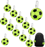 Set di 12 riflettori per bambini - Riflettori di sicurezza per zaino e bicicletta - Riflettori per pallone da calcio
