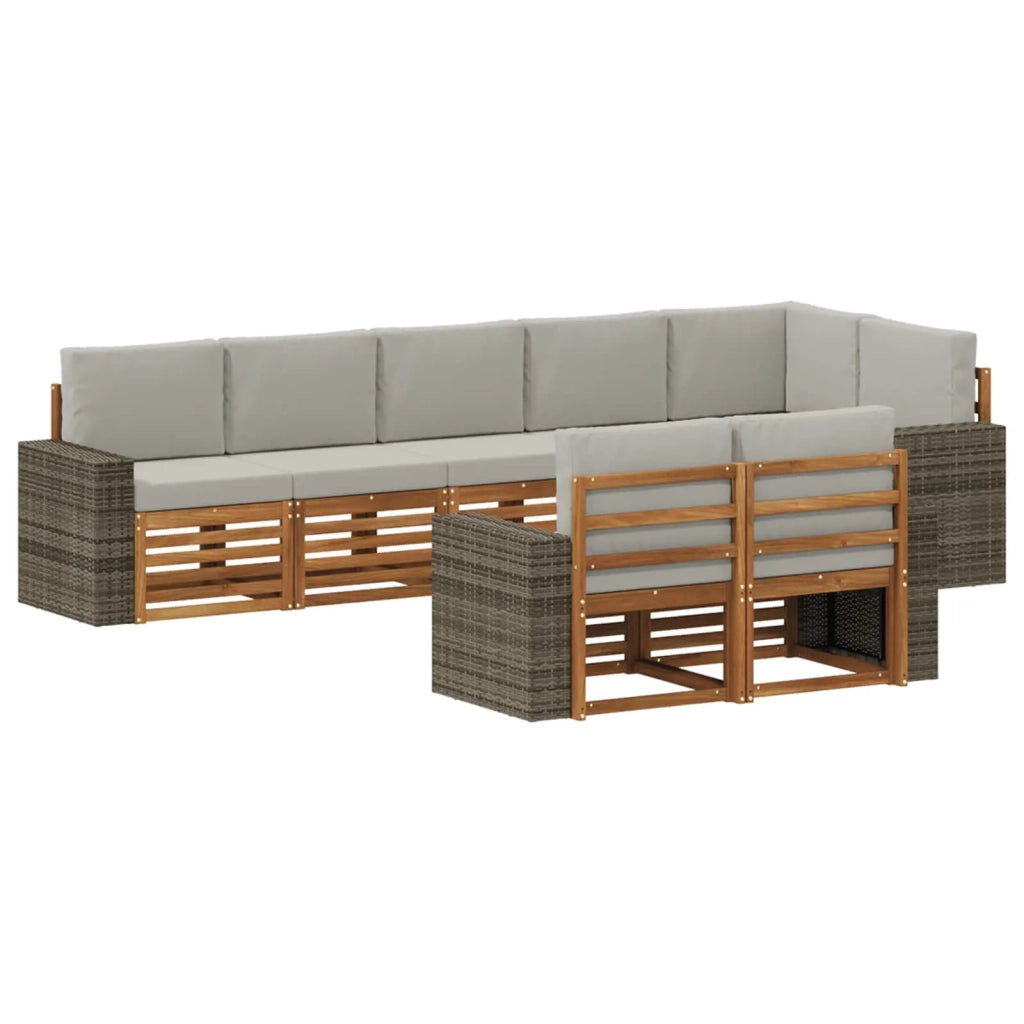 Set divani Legno di Acacia Massello