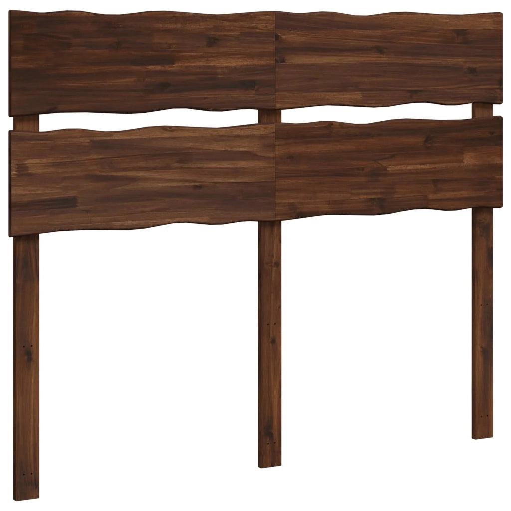 Testiera con bordo vivo ROSTOCK Marrone Scuro 150 cm 903287