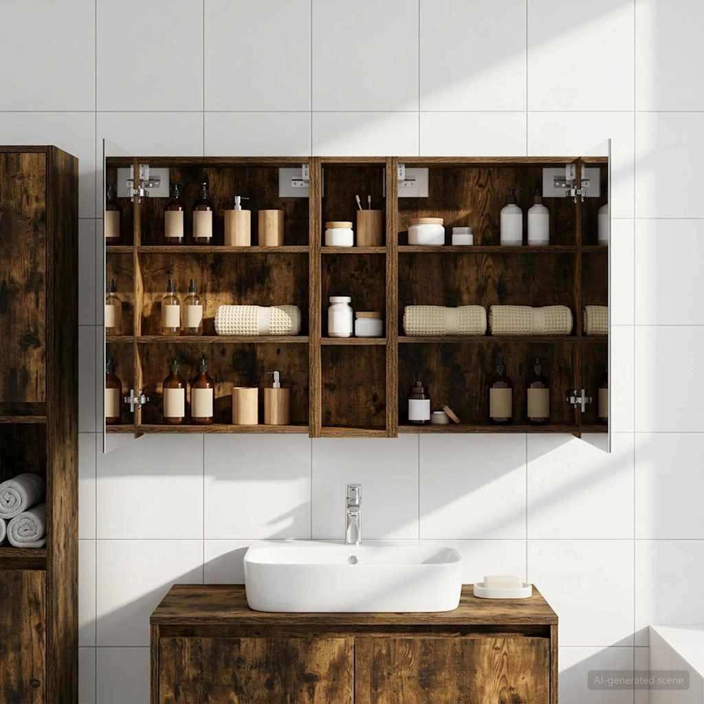 Set di Armadi da Bagno 3 pz 120 x 14,5 x 70 cm 3403748