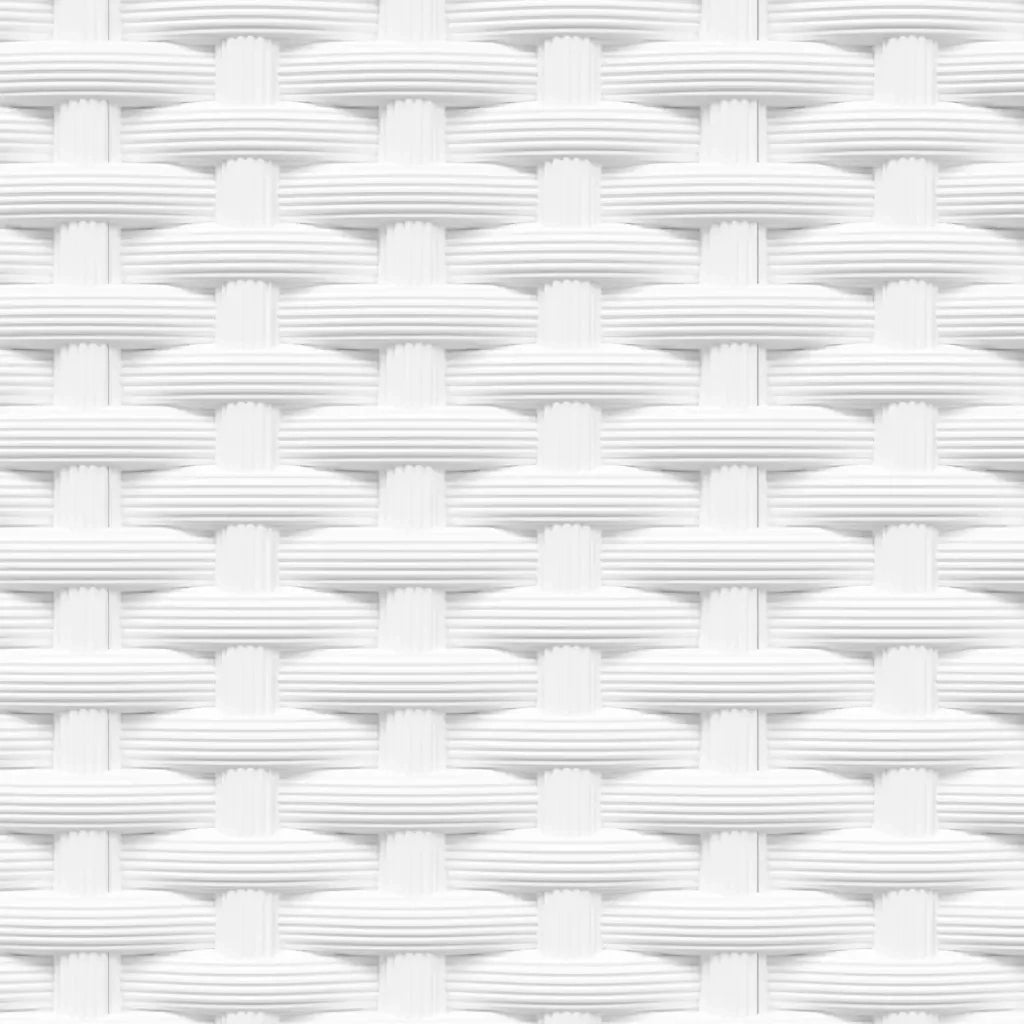 Fioriere 4 pz Bianche 30x30x37 cm in Polipropilene 364188