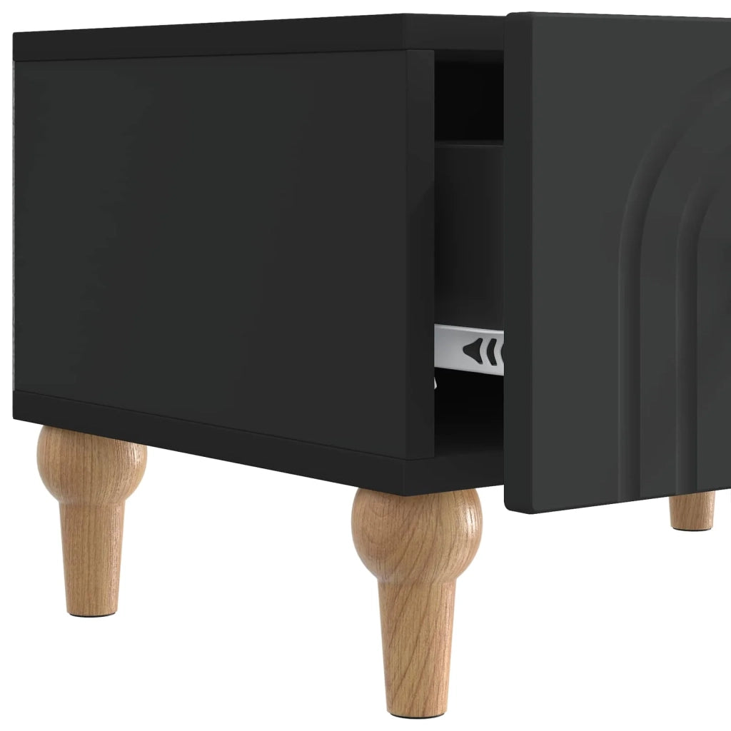 Mobile TV Nero 147 x 34,5 x 30 cm Legno ingegnerizzato 894246