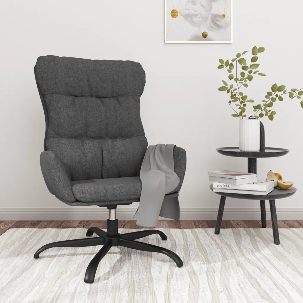 Poltrona Relax Grigio Scuro in Tessuto cod mxl 32646