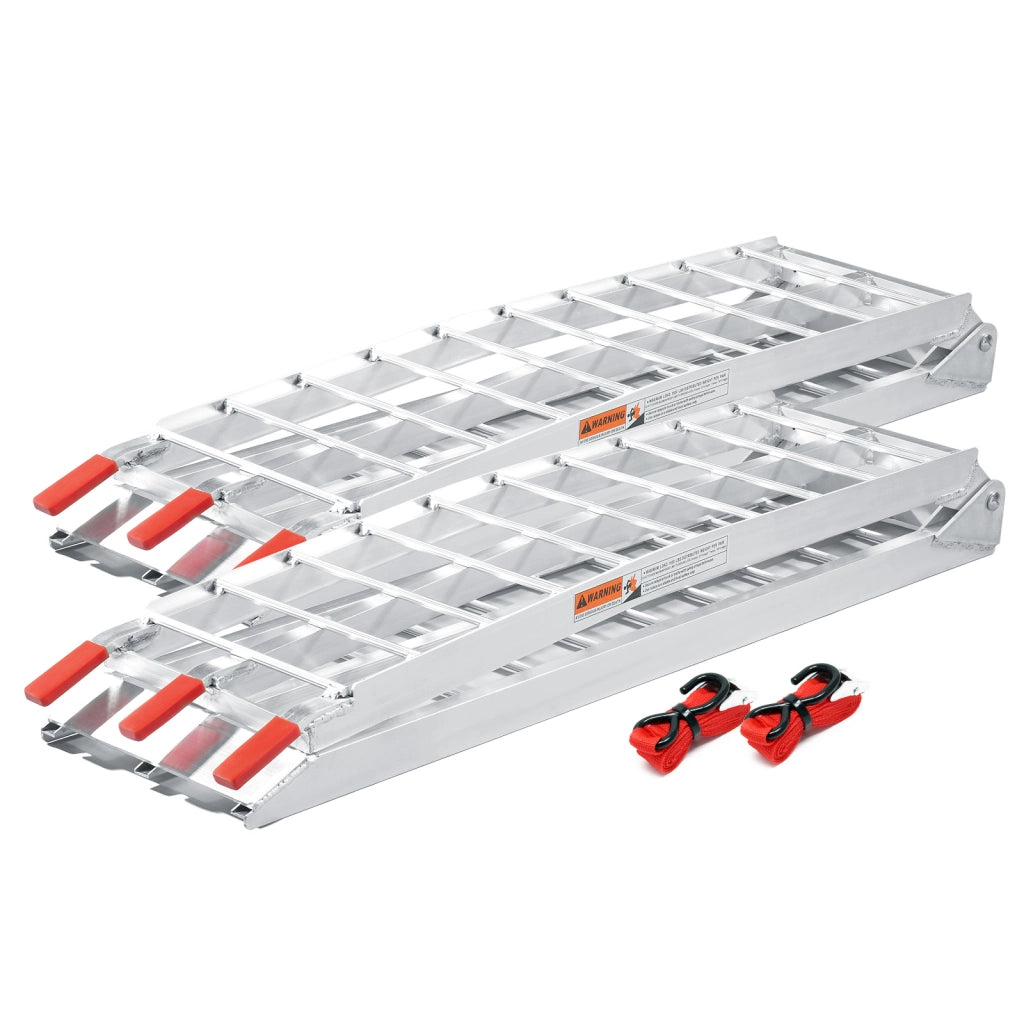 2x rampe di carico ripiegabili per moto ATV 226cm 680kg In alluminio Rampa di salita