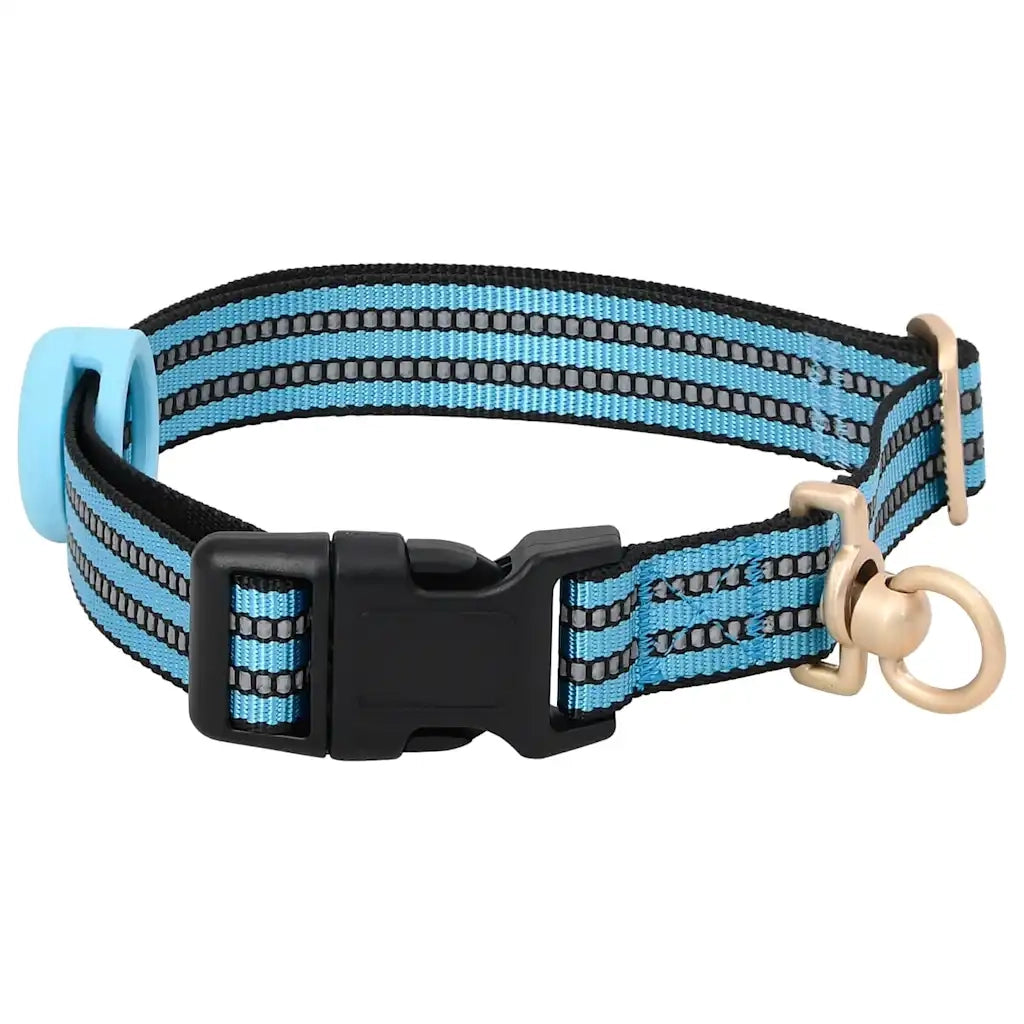 Pettorina per Cani con Guinzaglio e Collare Regolabile Blu L CFW9131012