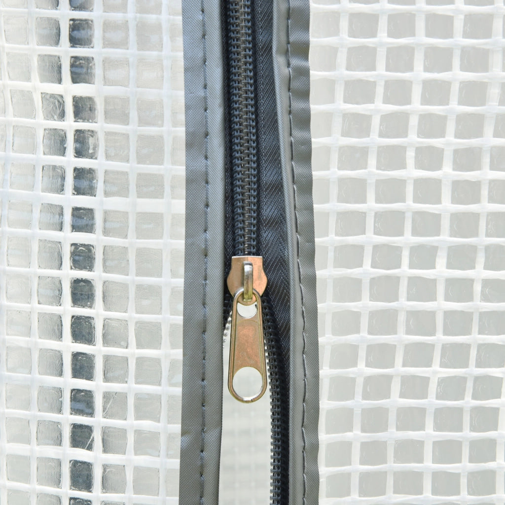 Serra da giardino e balcone ¨C zephmum ¨C bianco 100x50x150 cm