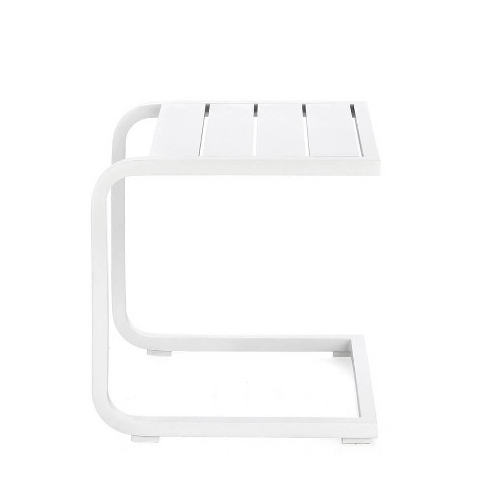 Set di 2 Tavolini da Giardino in Alluminio 40x40 cm - AURI