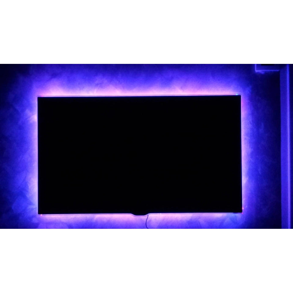 Trade Shop - Strip Led Rgb Striscia 200cm Con Attacco Usb Per Retroilluminazione Televisore -