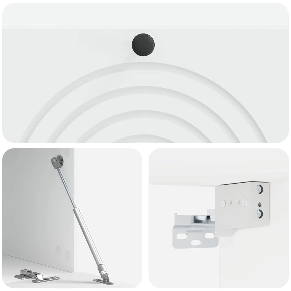 Mobile Porta TV da Muro Bianco 99 x 41 x 30 cm 898185