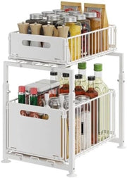 Organizzatore Cucina Sotto Lavello - 2 Strati Sistema Estensibile