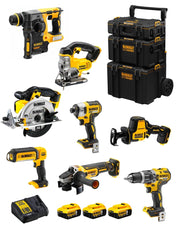 DeWALT Kit DWK804 (DCD796 + DCH273 + DCG405 + DCF887 + DCS331 + DCS369 + DCS391 + DCL050 + 3 x 5,0 Ah + DCB115 + Caddy 3en1)