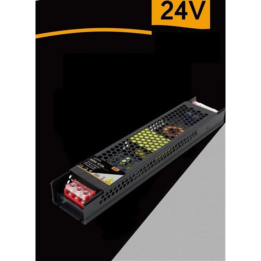 Trade Shop - Alimentatore Slim Stabilizzato 24v 300w Switch Trasformatore 12.5mha Flyla300w24v -