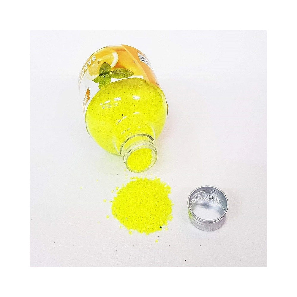Trade Shop - Sabbia Profumata Decorativa Granulare 350gr Giallo Limone Composizione Centrotavola -