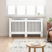 Copertura per radiatori Bianco Lucido 152 x 19 x 81,5 cm 884085
