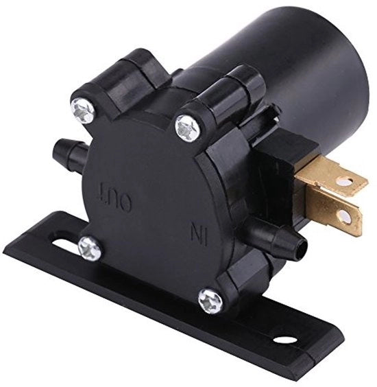 Pompa per lavaggio parabrezza universale - 12 V - Rituale per vetri - Pompa per lavaggio vetri - Motore per auto/bus/truck - Materiale plastico - Pompa per lavaggio parabrezza